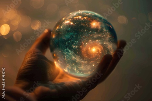 The entire Universe inside in a glass ball.