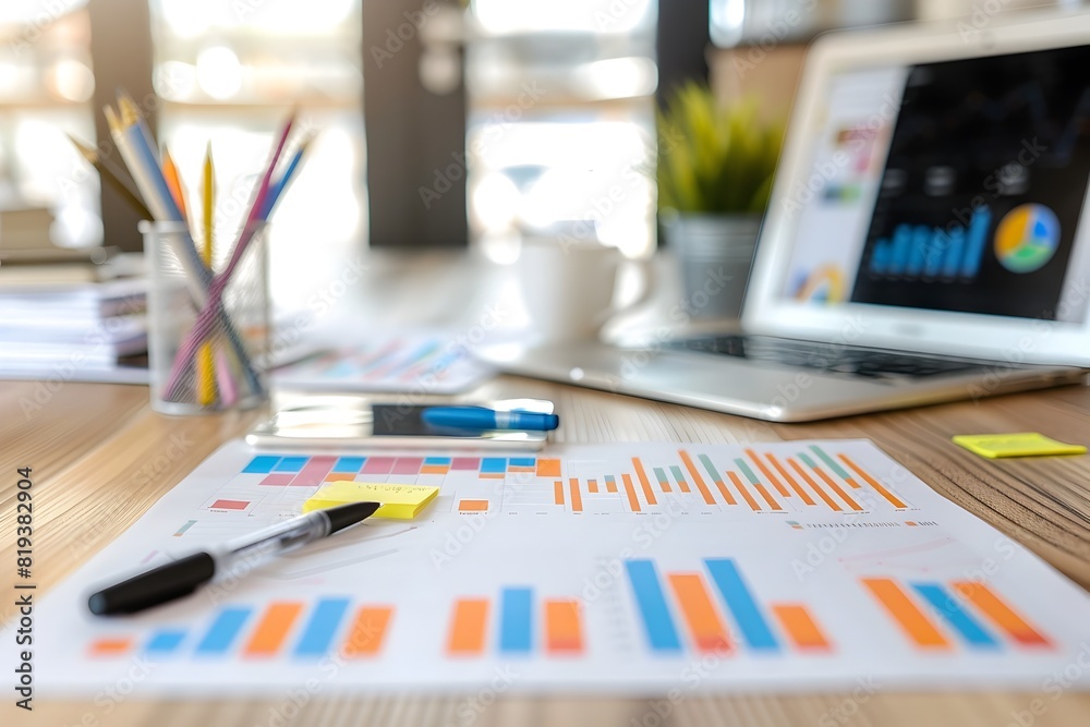 Detailed Financial Analysis and Reporting on Laptop in Modern Office Setting Detailed Financial Analysis and Reporting on Laptop in Modern Office Setting