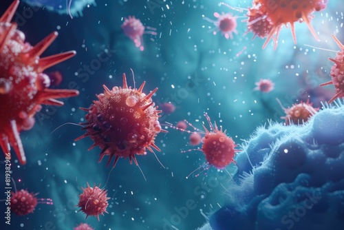 The innovative medical approach of immunotherapy, harnessing the body's immune system to fight diseases like cancer more effectively. © Vladyslav  Andrukhiv
