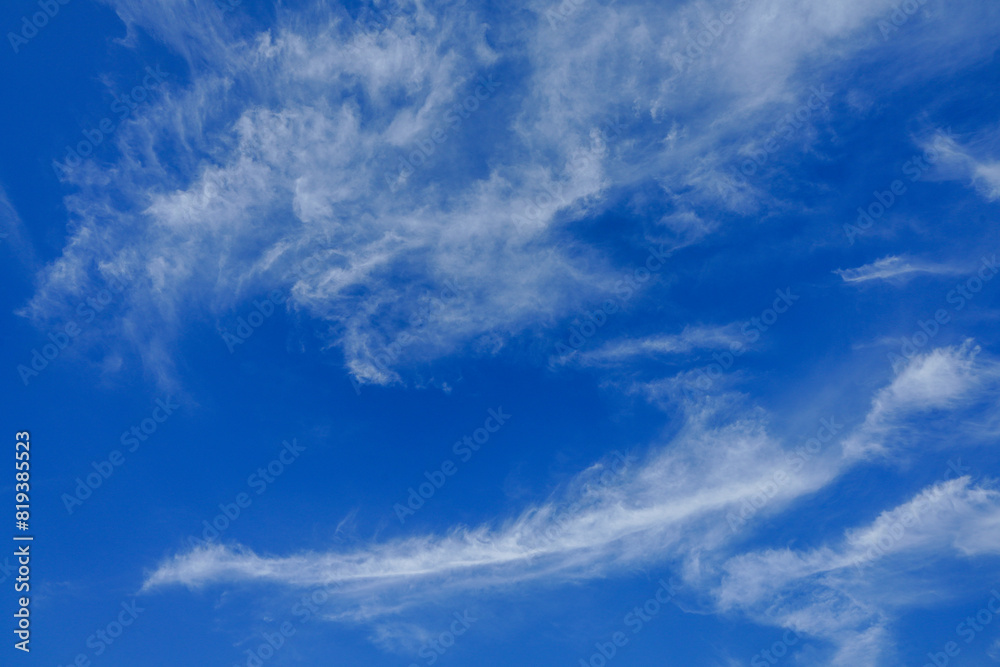 Beautiful blue sky and white clouds in autumn Beautiful blue sky and white clouds in autumn