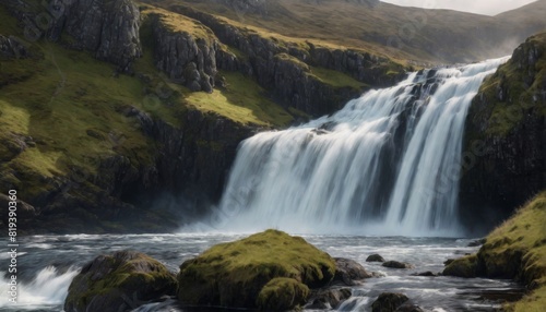 Traumhafte cinematische irische Landschaft 