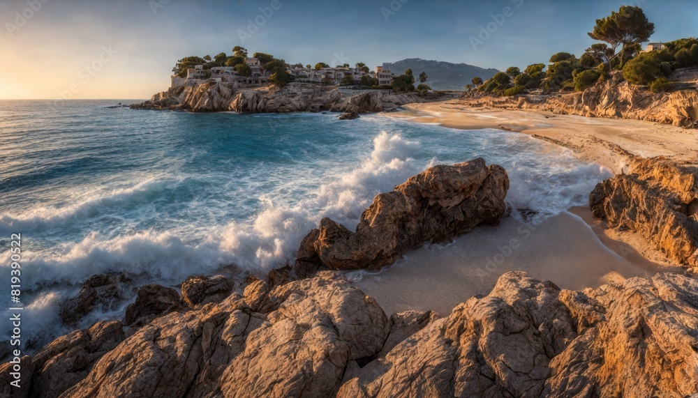 Traumhafte cinematische irische Landschaft Traumhafte cinematische irische Landschaft