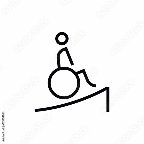 disable wheelchair accessibility trampoline jump icon