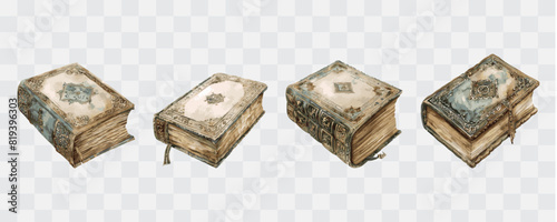 Holy Qur'an book isolated graphic transparent