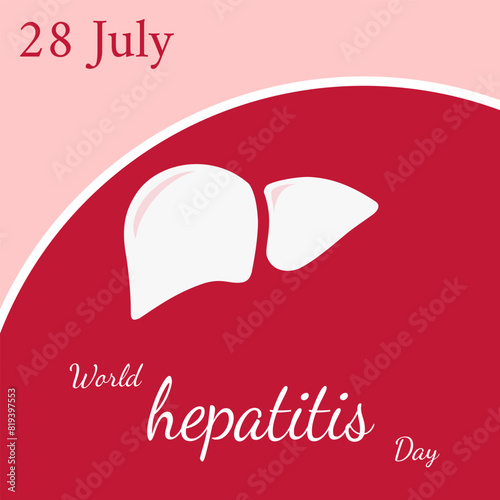 Vector Illustration of World Hepatitis Day