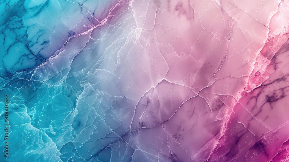 A beautiful aesthetic texture mimicking marble with veins in gradients of magenta and turquoise