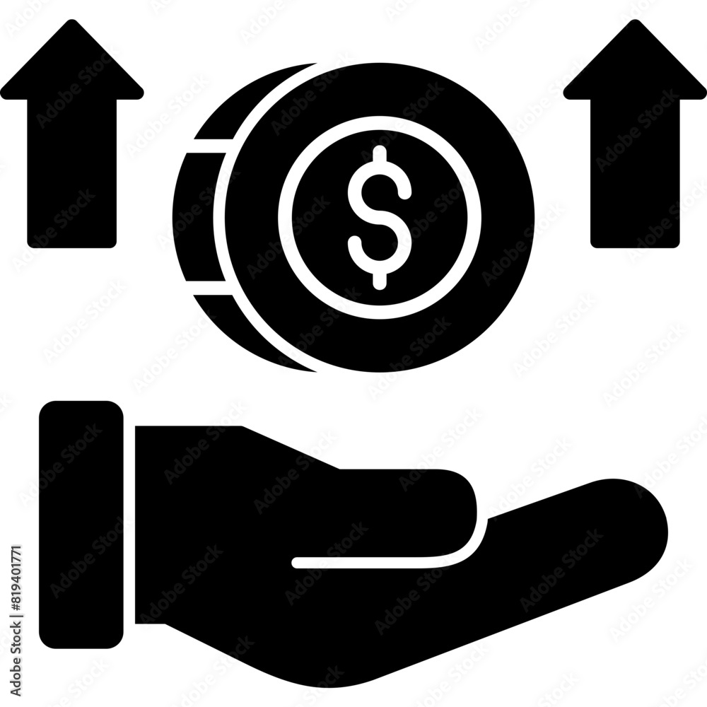 Income Growth Icon Income Growth Icon