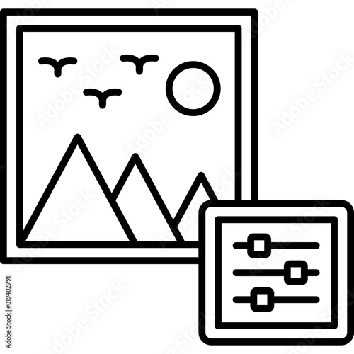 Photos Edit Image Icon