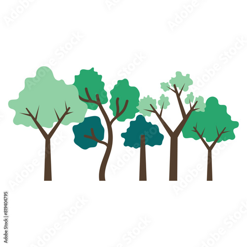 Forest Tree Illustration