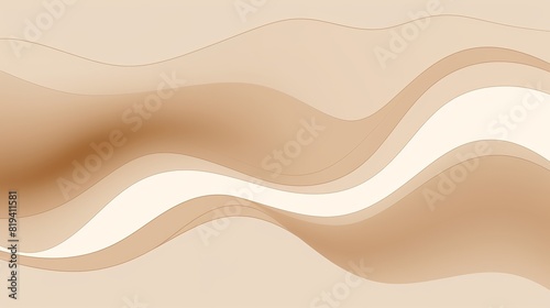 Light brown and white waves. photo