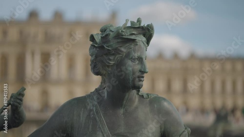 Statue Sculpture at Garden at Palace of Versailles, France