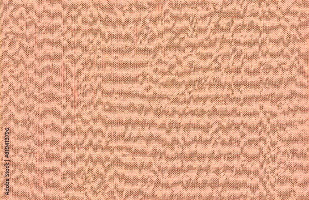 Fototapeta premium Peach linen fabric texture background. Ideal for invitations and stationery, artistic designs.