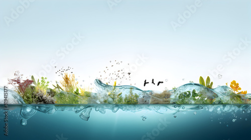 landscape with grass and water nature  grass  summer  spring  water  meadow  sky  plant  field  season  landscape  flower  tree