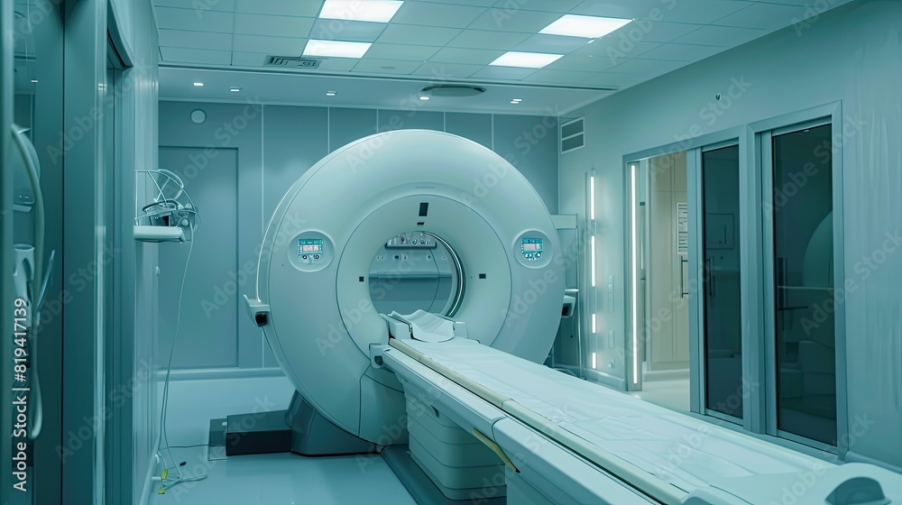 Magnetic resonance imaging scan device in Hospital