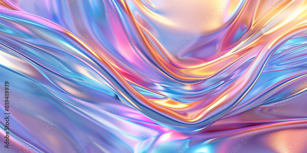 abstract futuristic iridescent wave shape background. abstract futuristic iridescent wave shape background.