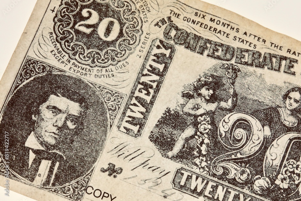 Confederate Currency - Vice President Alexander H. Stephens Confederate Currency - Vice President Alexander H. Stephens