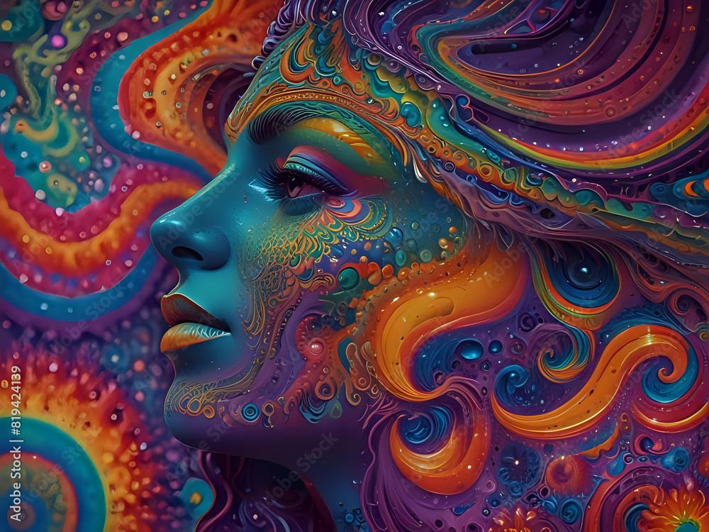 Psychedelic Strong and Varnished Colors 7