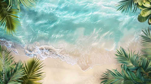 Sunny Beach Sale Background