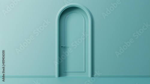A door that looks solid yet unexpectedly bends when pressure is applied.
