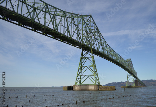 Astoria–Megler Bridge on a Sunny Day, Astoria, Oregon photo