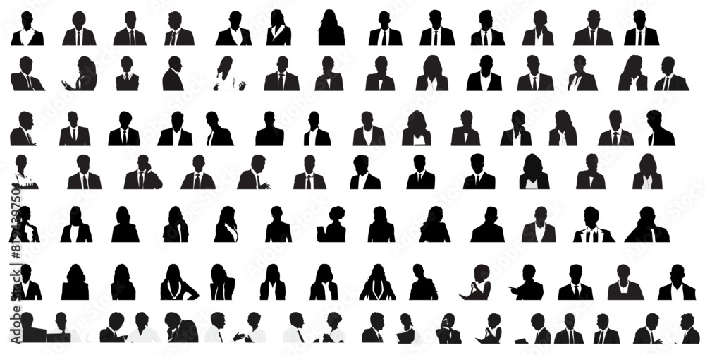 business profile silhouette