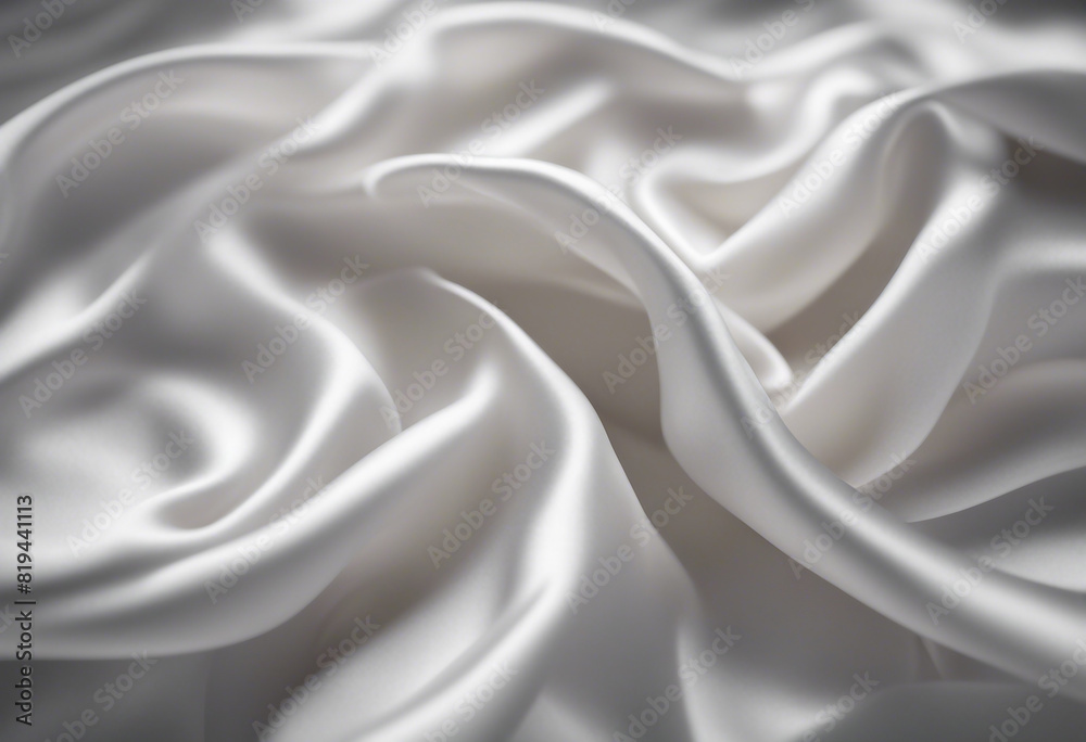 White satin silk texture background A concept of white flag