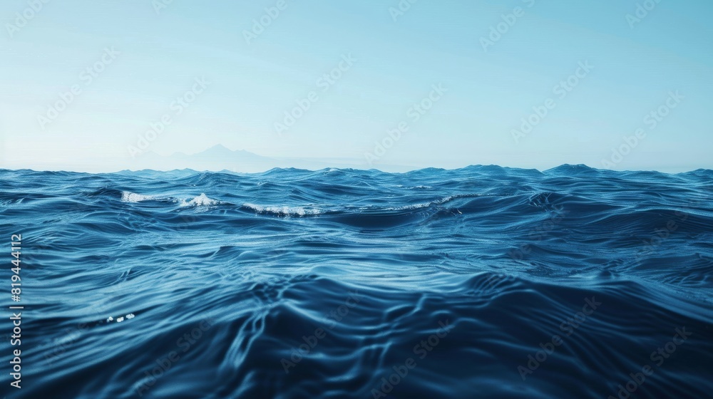 deep blue pacific ocean waves, website banner and background