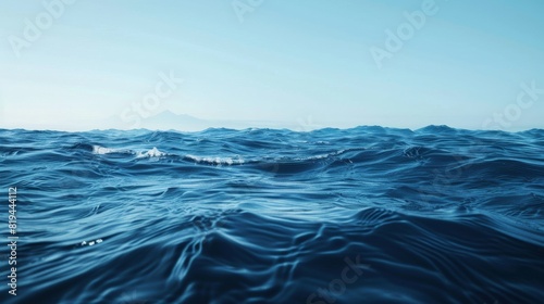 deep blue pacific ocean waves, website banner and background © Cloudspit