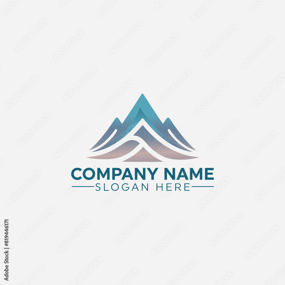 mountain logo, mountain vector, sunset mountain logo, mountain logo vector illustration mountain logo, mountain vector, sunset mountain logo, mountain logo vector illustration