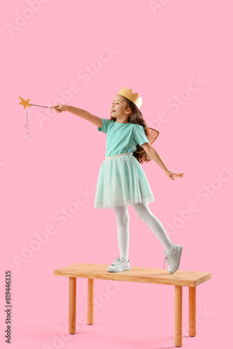 Cute little fairy with wand...