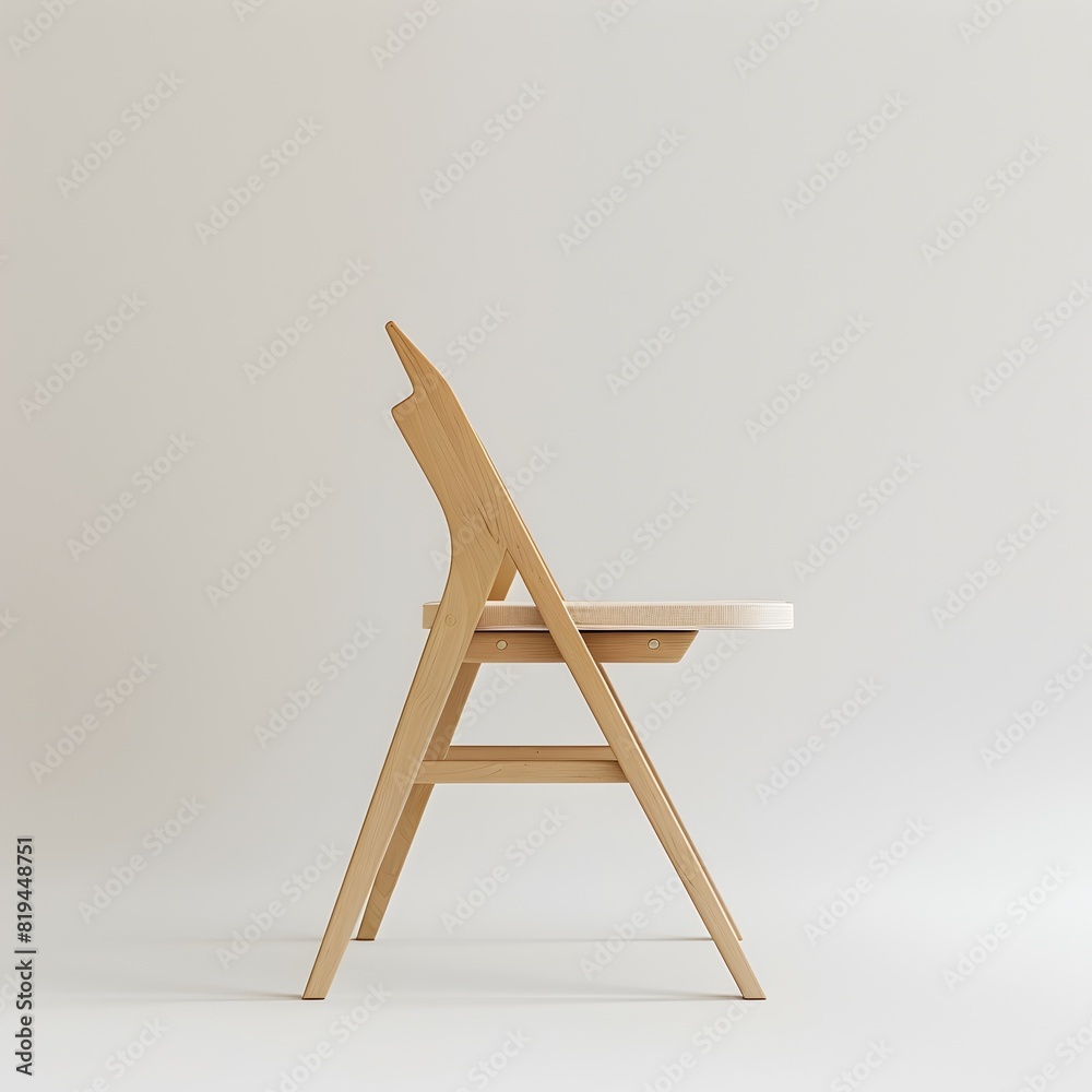 Scandinavian Minimalist Wooden Chair Exuding Elegance and Simplicity Scandinavian Minimalist Wooden Chair Exuding Elegance and Simplicity