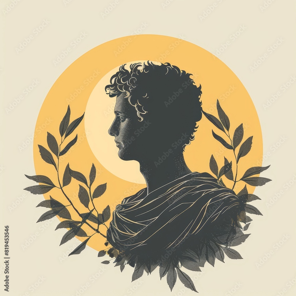 Flat Minimalist Illustration of Apollo
Flat Minimalist Illustration of Apollo