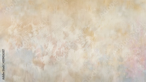real canvas background texture paper, subtle, fine texture, renaissance, muted tones, faint frescoes and painterly blooms around edges framing