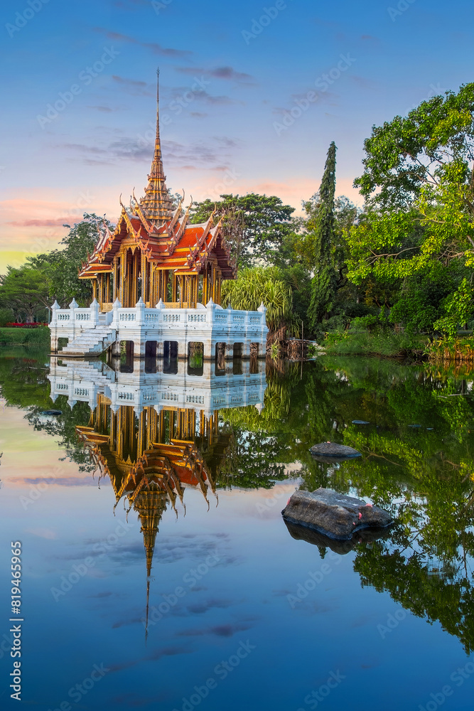 Bangkok, Thailand - December 1 2023: Suanluang RAMA IX (Rama 9 Royal Park), the largest Public Park and botanical garden in Bangkok,Thailand Bangkok, Thailand - December 1 2023: Suanluang RAMA IX (Rama 9 Royal Park), the largest Public Park and botanical garden in Bangkok,Thailand