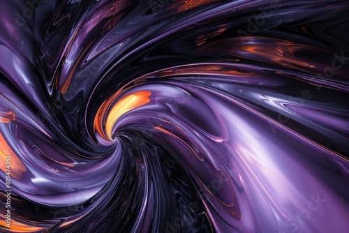 A whirlpool of purple and orange. AIG51A. photo