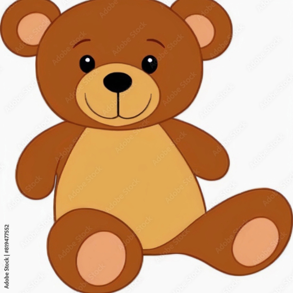Fototapeta premium brown teddy bear Generated by Ai 