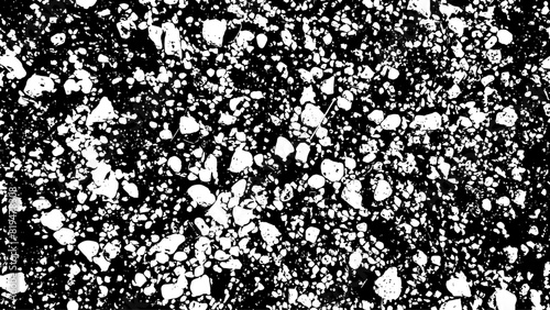 10-71. Dirt floor texture background with stone - illustration.