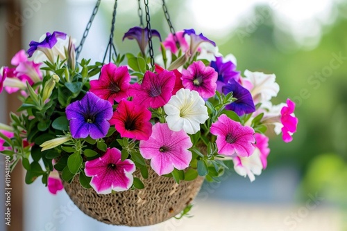 bouquet of petunia flowers