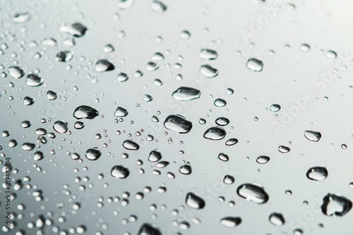 Realistic photograph of a complete Rain,solid stark white background, focused lighting