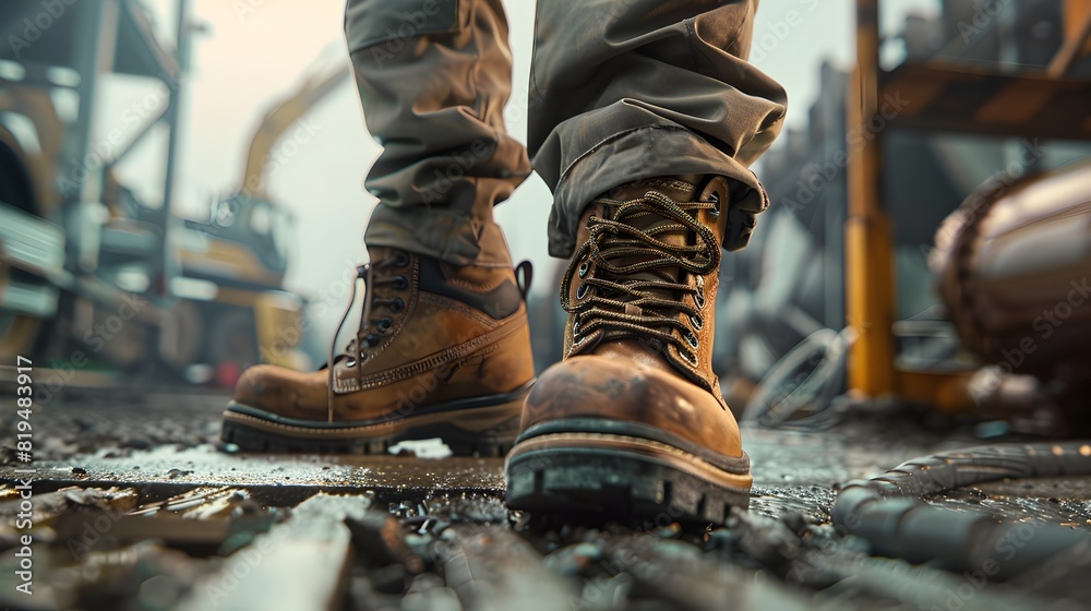 Rugged and Reliable Safety Boots for Industrial Worksites:A Powerfully Grounded Perspective