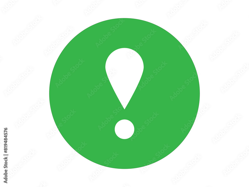 Exclamation mark icon Exclamation mark icon