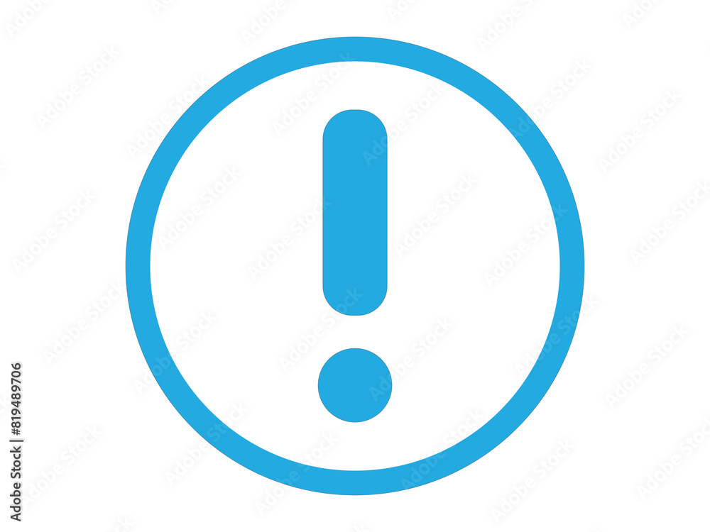 Exclamation mark icon Exclamation mark icon