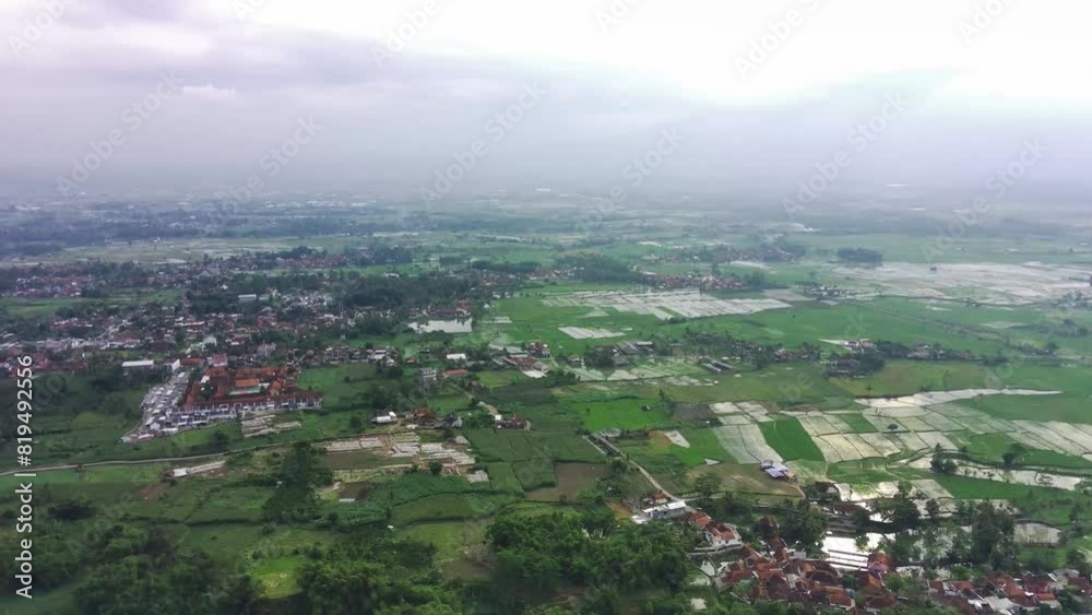 View of green countryside, Garut, West Java View of green countryside, Garut, West Java