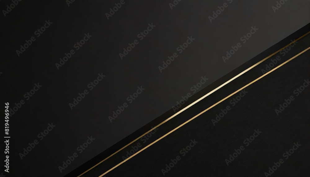 高級感のある抽象的な背景　ブラック＆ゴールド