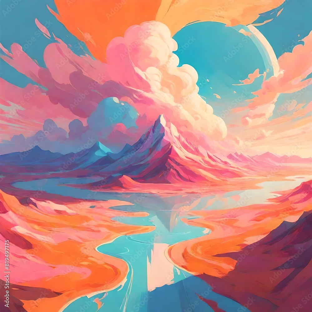 Obraz premium abstract watercolor background