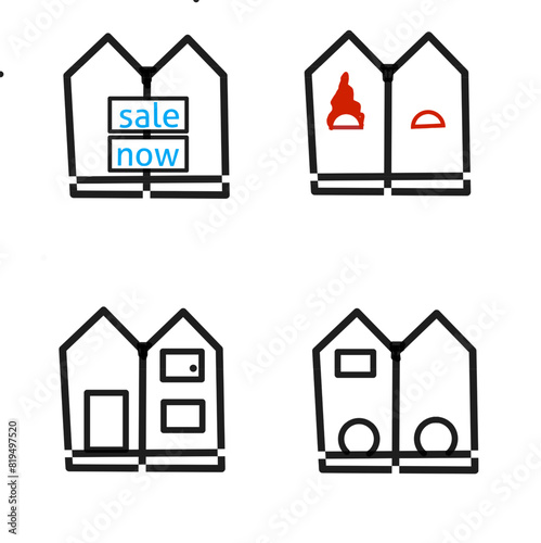 Icon set home 