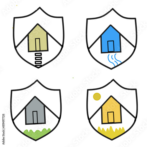 Icon set home 