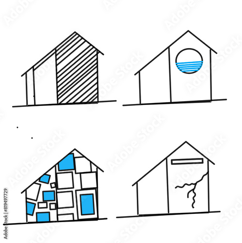 Icon set home 