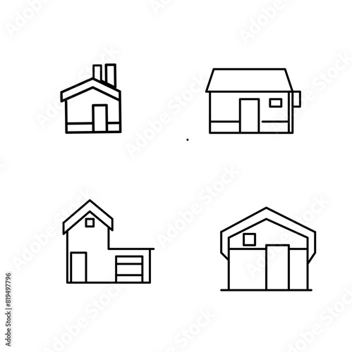 Icon set home 