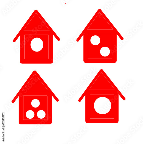 house icons set